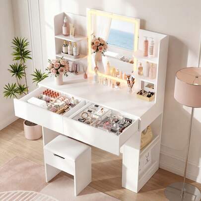 white (with chair)