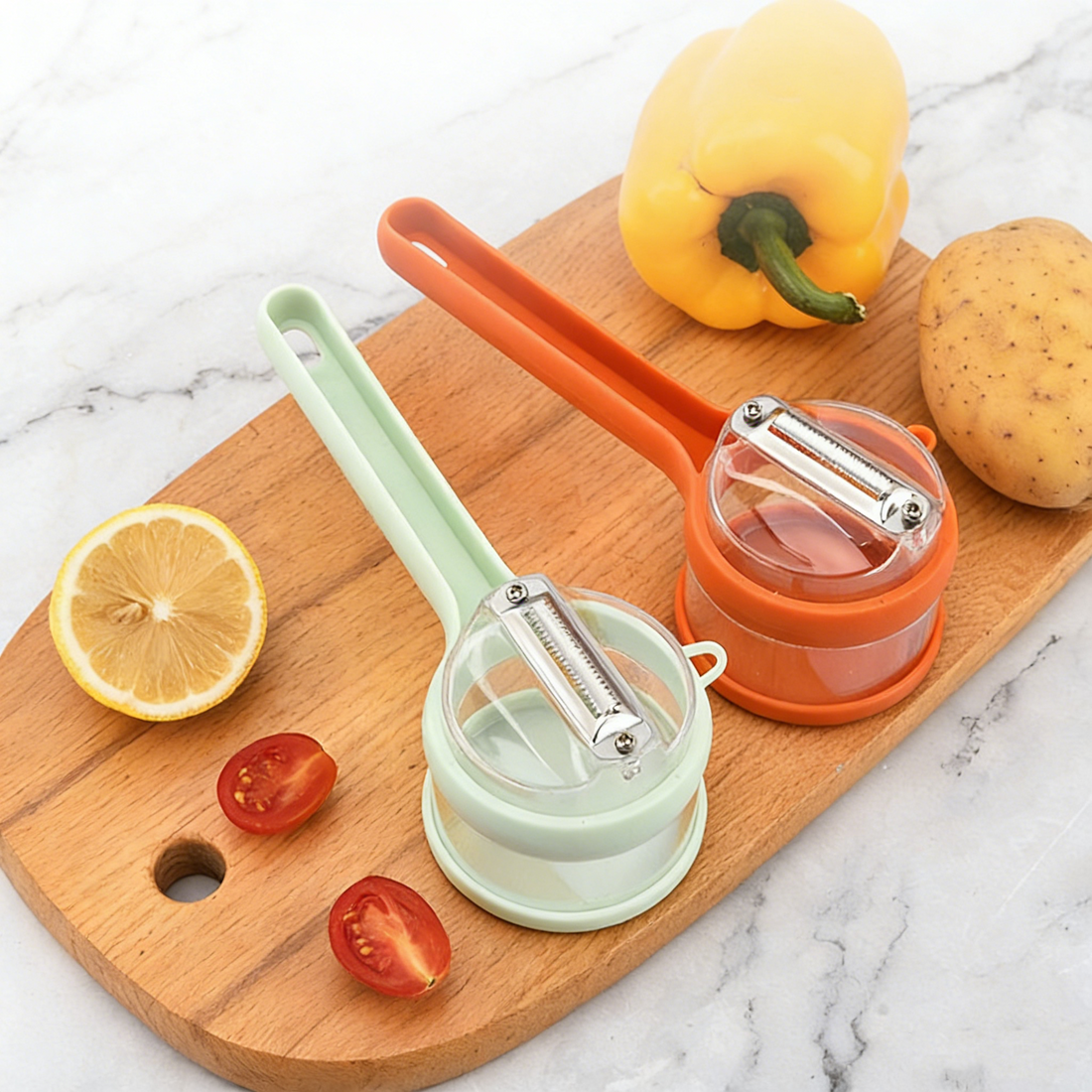 PLOLLI Retractable Splash-Proof Peeler