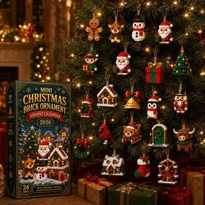 🎄 24-Day Mini Christmas Ornament Advent Calendar