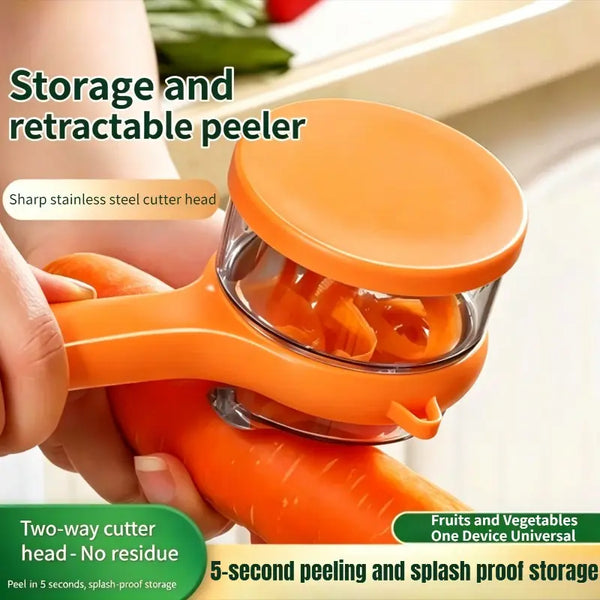 PLOLLI Retractable Splash-Proof Peeler