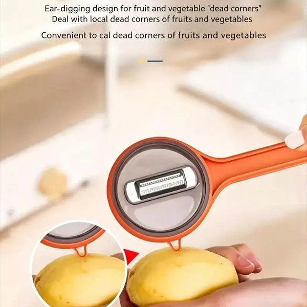 PLOLLI Retractable Splash-Proof Peeler