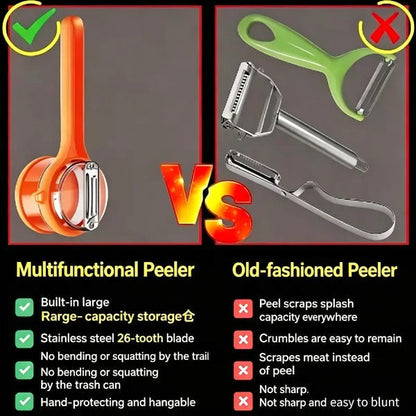 PLOLLI Retractable Splash-Proof Peeler