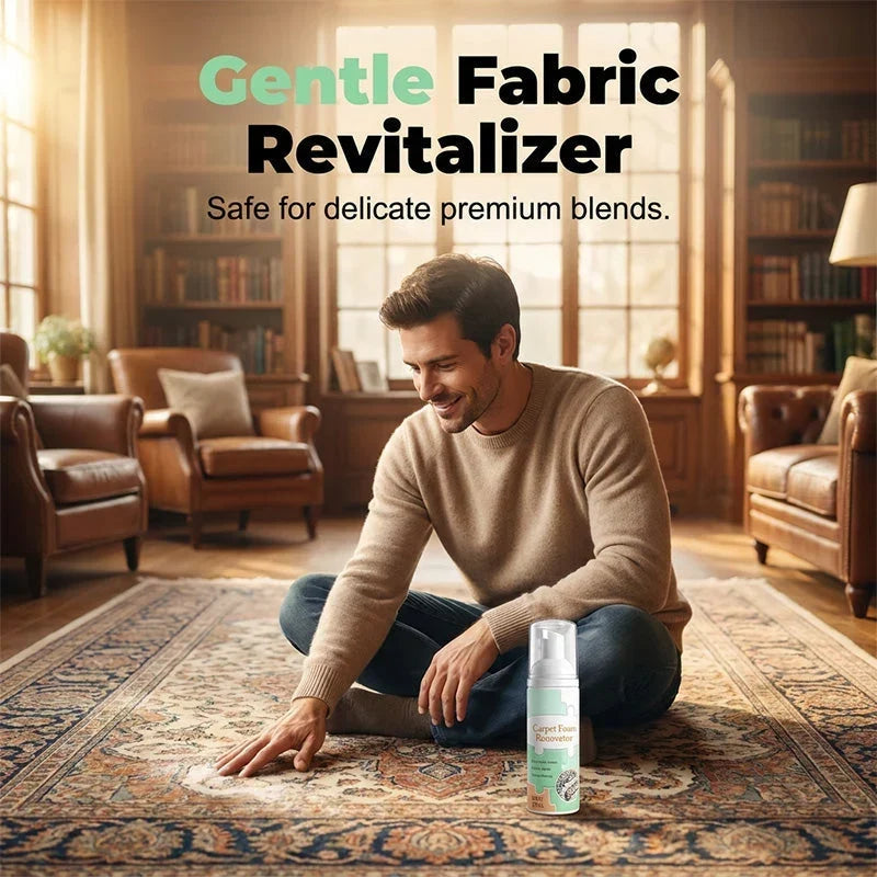 Waterless Carpet Cleaning Foam with Towel — 1 Bottle