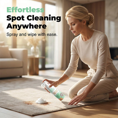Waterless Carpet Cleaning Foam with Towel — 1 Bottle